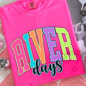 River Days Png, Varsity River Days Png Sublimation T-Shirt Print, Summer River Days Vacation Png, River Vibes Png, Funny River Sayings Png