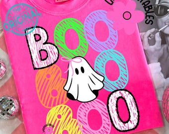 Boo PNG, Spooky Coquette PNG, Ghost PNG, Halloween Png, Fall Png, Preppy Png, Trendy Png, Halloween Bow Png, Ghost Shirt Png, Coquette Ghost