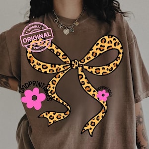 Leopard Bogen PNG, Kokette Bögen Bündel Png, Gepard Bogen Herbst Png Kokette Png Trendige Bögen Png Kokette Sublimation png, Kokette Bogen Hemd