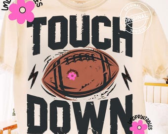 Touchdown PNG, Retro Football png, Football Mom png, Game day Football Shirt Png, Gameday png Football shirt sublimation, Digital Download