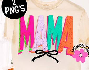 MAMA png, Vintage Mama Png, zmartwiona kokietka mama, kolorowy plik cyfrowy mama, koszula Grunge Mama Png Distressed Mama sublimacja, mama png