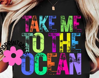 Ozean png, Bring mich zum Ozean PNG, Distressed Küsten Png, Sommer Png, Strand Sommershirt Urlaub Png, Strand Vacay Png, Sommerzeit