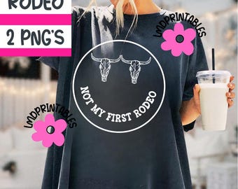 Cowgirl PNG, Zabierz mnie na Rodeo Zestaw 2 Cyfrowe pobieranie Sublimacja ładny, retro, western, wiejski kowboj, Kokietka kowbojka png Rodeo Zestaw