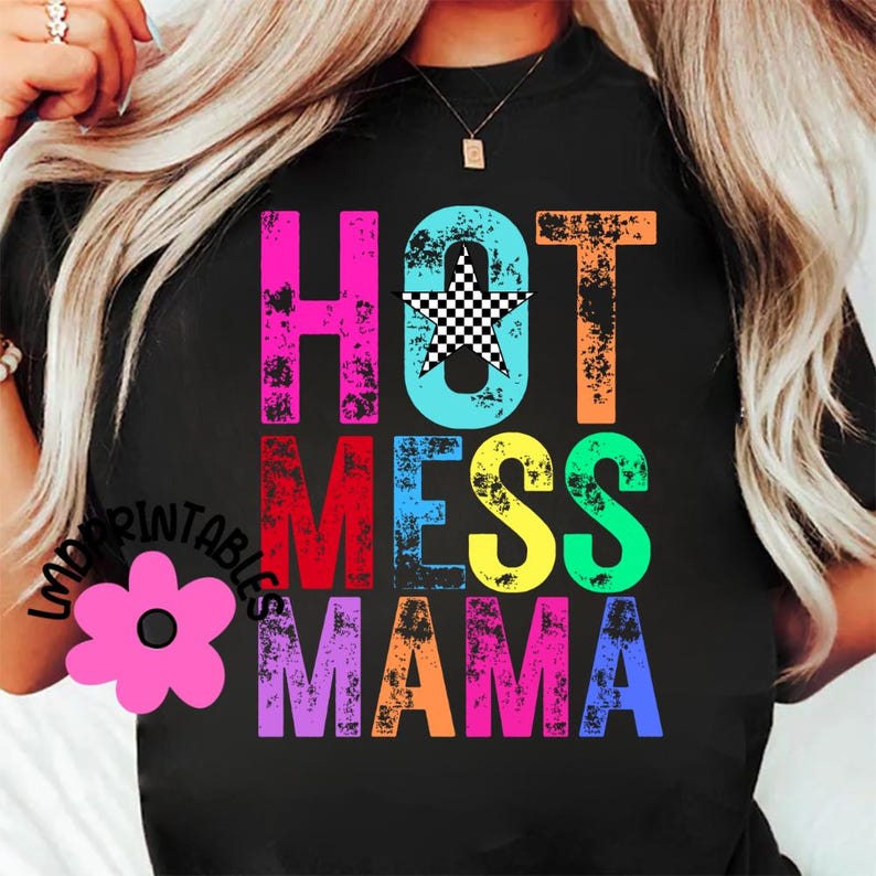 Funny Mama Png, Hot Mess Mom Life Png, Preppy Mama Png, Trendy Png ...