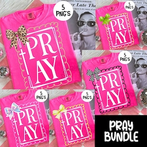 Christian PNG, Pray png, Christian Png Bundle, Bible Verse svg, Scripture svg, Coquette Christian png, God Jesus png, Love Faith Png, Preppy