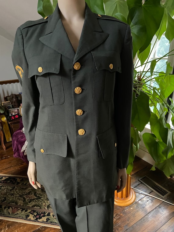 Men’s/Women's Dress Green Army Uniform Jacket and… - image 2