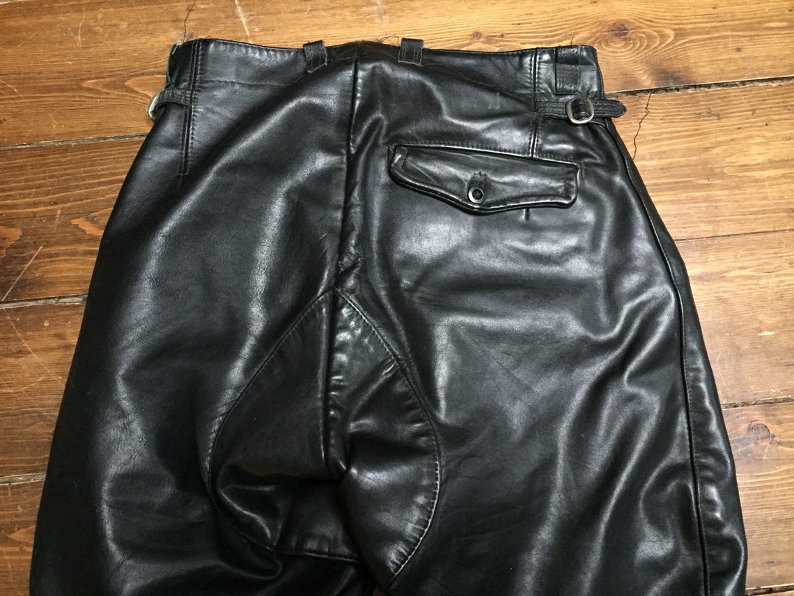 Vintage Heavy Duty Leatherman Leather Biker Pants | Etsy