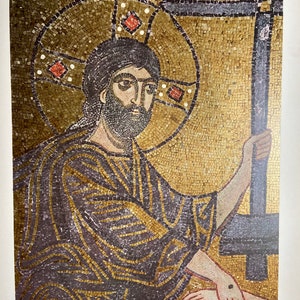 Book of Vintage Prints: GREECE Byzantine Church Mosaics image 8