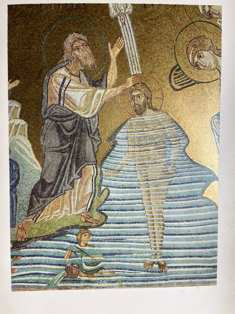 Book of Vintage Prints: GREECE Byzantine Church Mosaics image 2