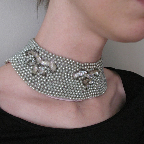 Beaded Collar - Etsy