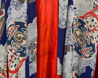 Japanese Vintage Furisode Kimono