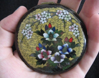 Antique Chinese Cloisonne Compact