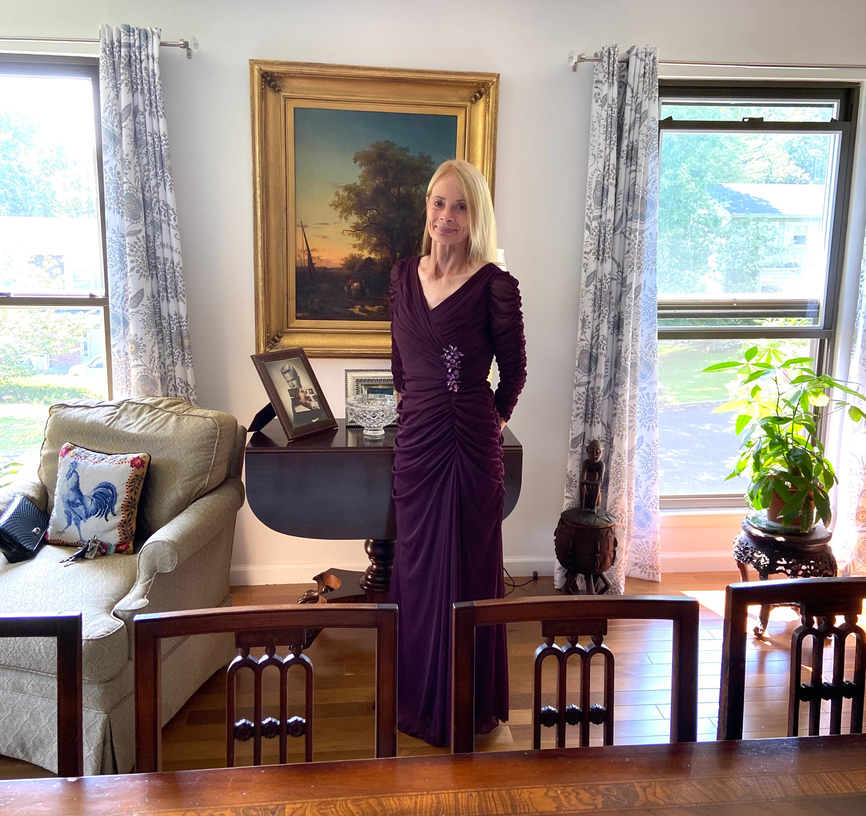 adrianna papell burgundy sequin dress Embellished Gown Adrianna Papell Burgundy Sequin Dress NWT Adrianna Papell Brooklyn Maxi Gown Dress Size Burgundy
