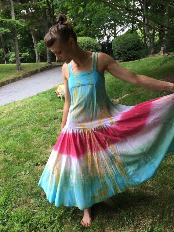 The Definitive Hippie Tie Dye Dress
