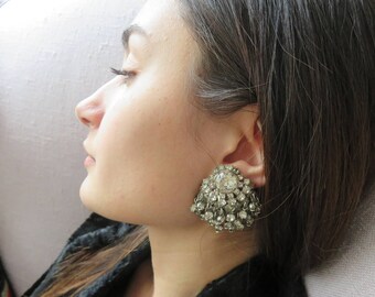 Crystal Fringe 50's Earrings