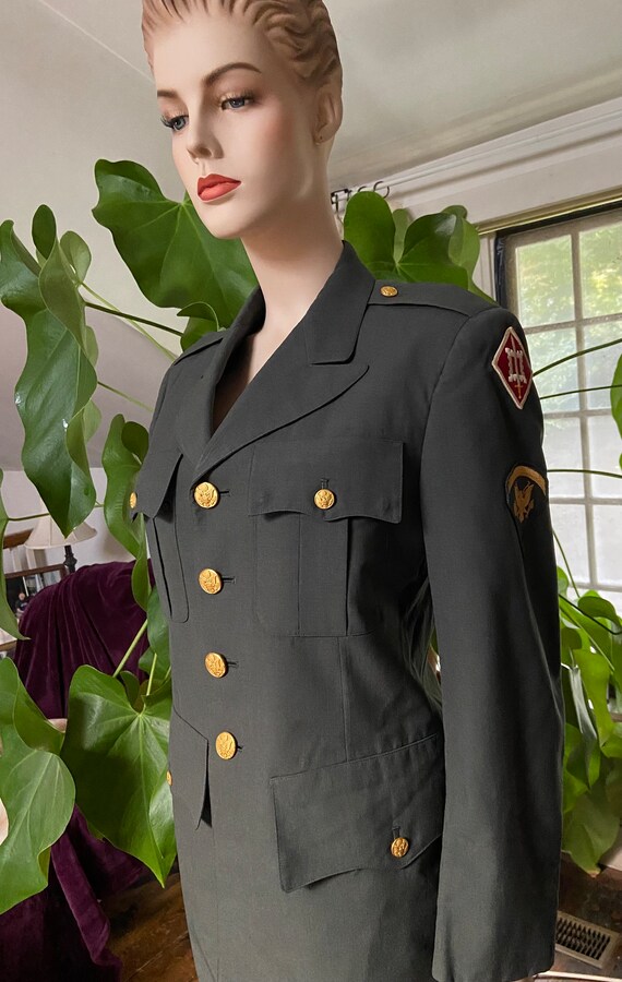 Men’s/Women's Dress Green Army Uniform Jacket and… - image 7