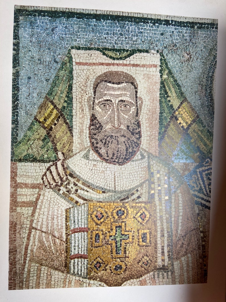 Book of Vintage Prints: GREECE Byzantine Church Mosaics image 1