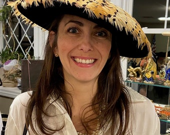 Life of the Party Pheasant Feather "Audrey" Hat
