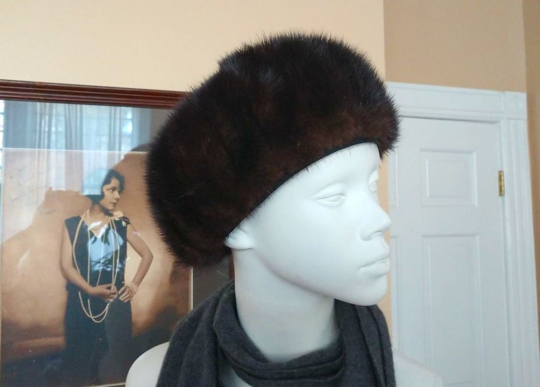 Arnold Constable Fifth Avenue Mink Hat Etsy