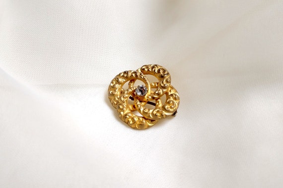 Victorian Love Knot Brooch - image 1