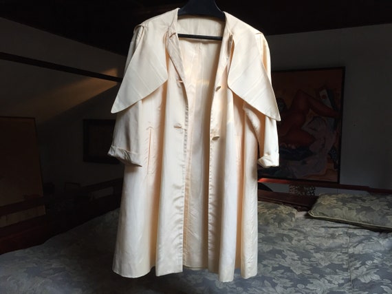 Vintage Blush Moire Raincoat