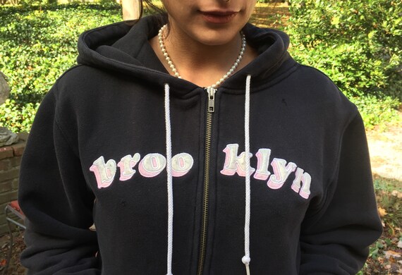 Vintage Black Brooklyn "Hoodie"
