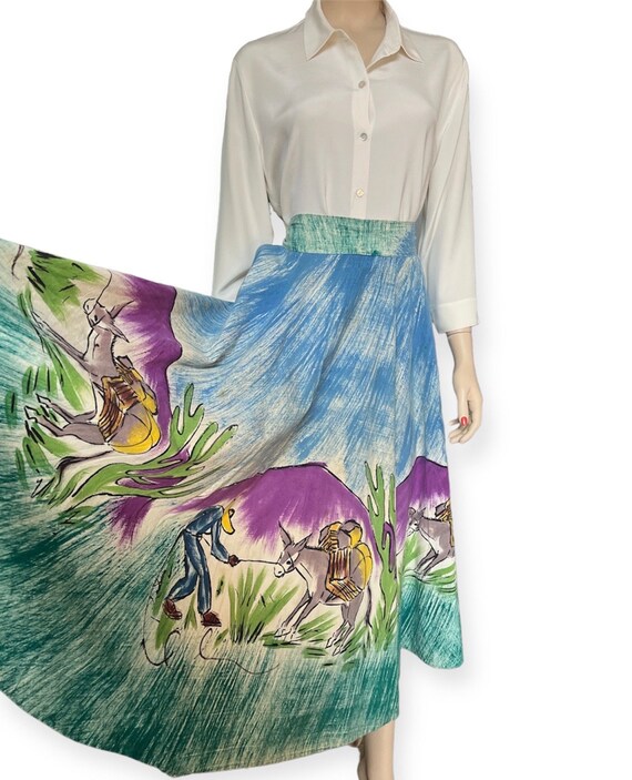 CIRCLE SKIRT PAINTED LAND