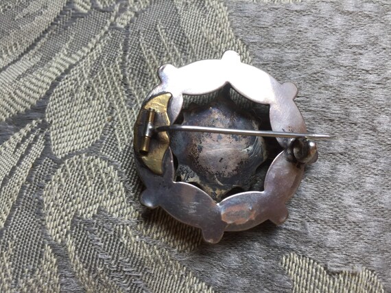 Antique Victorian C. 1890 Malachite and Sterling … - image 6