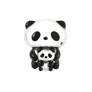 Sterling Silver Panda Charm with Baby Cute Animal Bead for Bracelet Enamel S925 Charm Gift for Girls