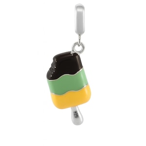 925 Silver Ice Cream Charms Enamel Popsicle Pendants for Bracelets & Necklaces | Cute Summer Jewelry