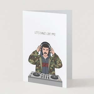 EDM Birthday Card | DJ Party Card | Dom Dolla Inspired | Digital Download