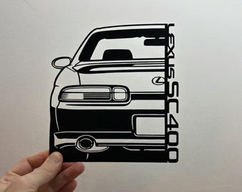 トヨタ ソアラ レクサス SC300 SC400 サイドビュー デジタル