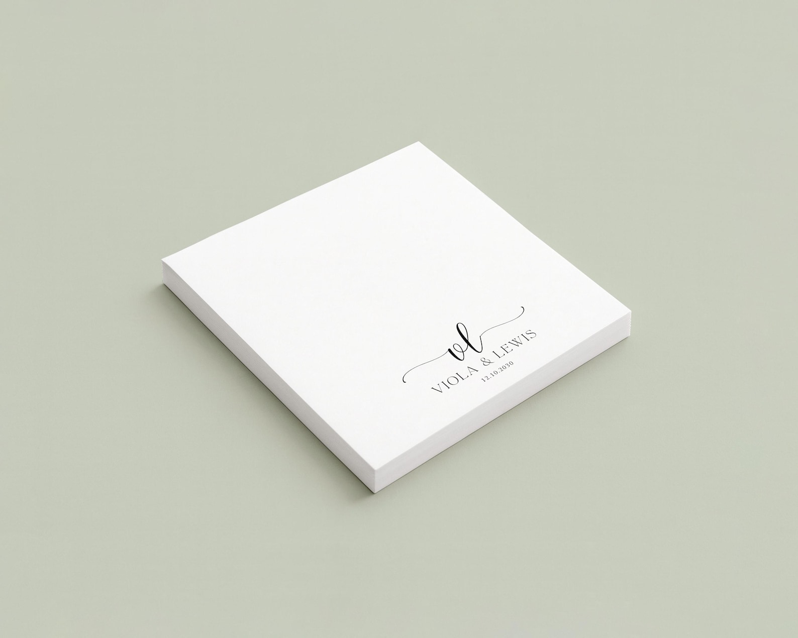Square Notepad Mockup Note Pad Mockup Notepad Mock up Pad of Paper Mock ...