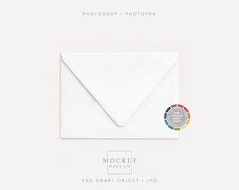 Umschlagfarbe Mockup PSD | Euroklappe | Wählen Sie eine beliebige Farbe oder verschiedene Papierstrukturen / Hintergründe