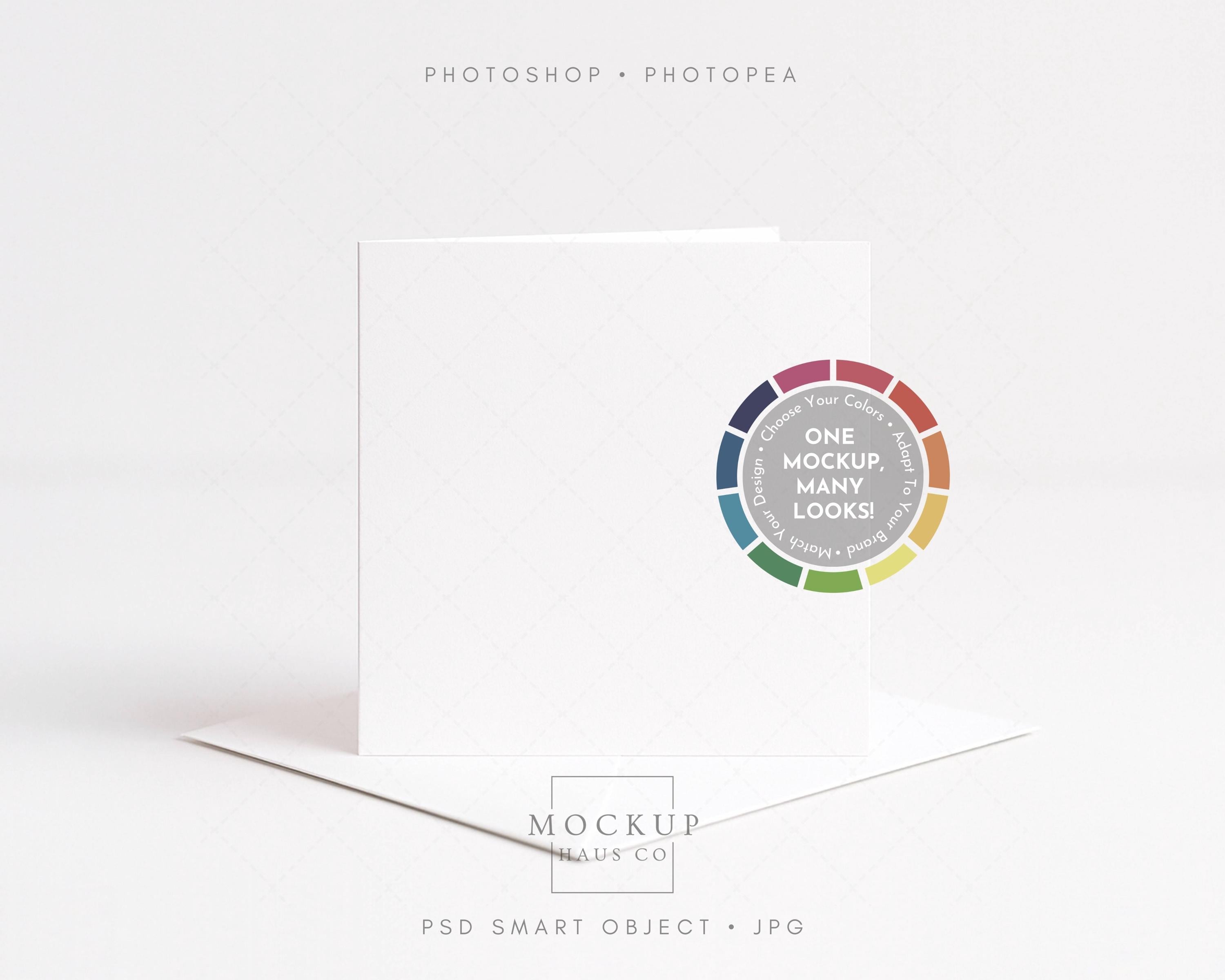 Square Card Mockup for Stationery Sellers Folded Greeting Card on Envelope  Realistic Paper Lifestyle Image for Digital or Printable Listings - Etsy  New Zealand, image size:3000x2400