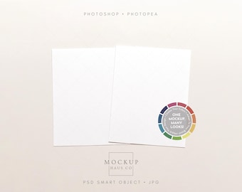 8.5x11 Mockup Multiple Pages Mockup Printer Paper Mockup 2 Pages Planner Mockup Simple Printable Worksheet Mockup Letter Size Mockup PSD