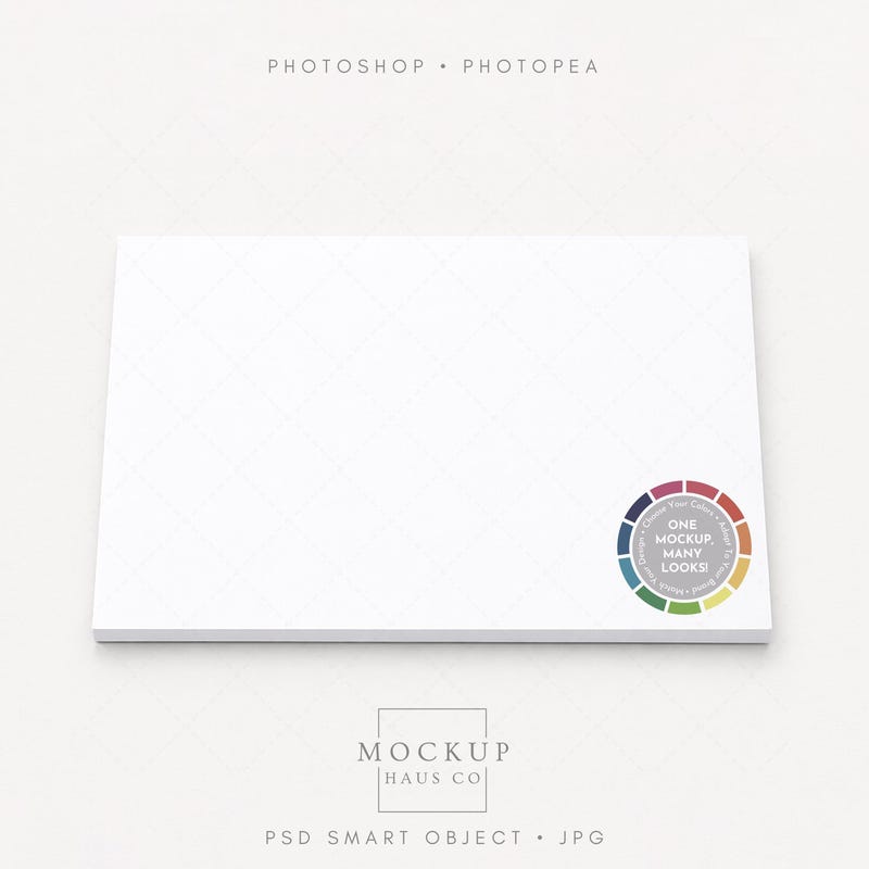 Custom Horizontal Notepad - Etsy