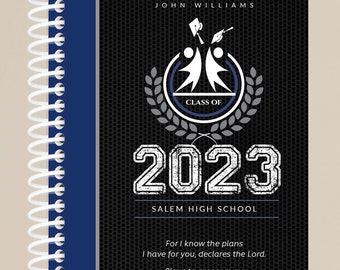 2023 Graduation Personalized notebook Blue