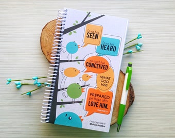 Gepersonaliseerde dagboek / Birdie Talk / 1 Korintiërs 2:9/