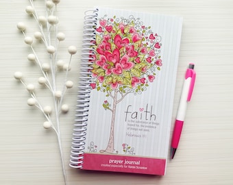 Aangepast gebedsschrift / Faith Defined - Hebreeën 11:1 / Gebedsdagboek gepersonaliseerd