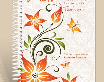 Mom Journal / Thanks Mom / Personalized Notebook / Prayer Journal