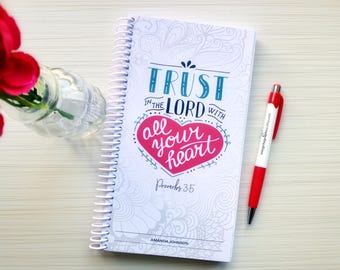 Gepersonaliseerde gebedsdagboek: heel je hart, spiraalgebonden