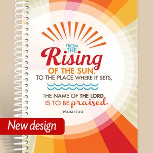 Prayer Journal / Rising of the Sun Prayer Journal / Personalized Journal