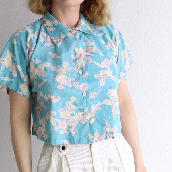 Vintage Hawaii grey top