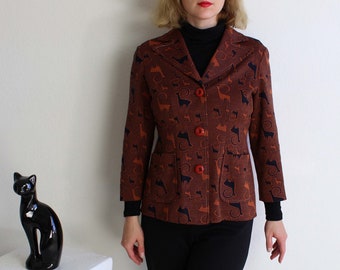 Vintage 1970s Womens Blazer Jacket Extra Small