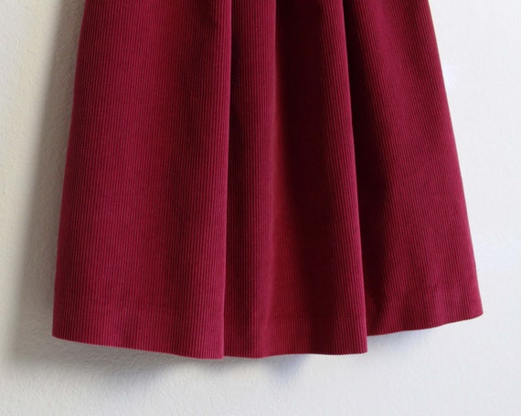 Vintage 1980s Pink Skirt Corduroy Womens Small - image 7