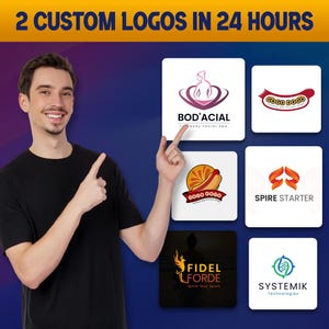 Custom Logo Design: Modern, Minimalist Business Branding