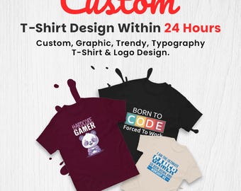 Custom T-Shirt Design Service: Fast 24-Hour Delivery