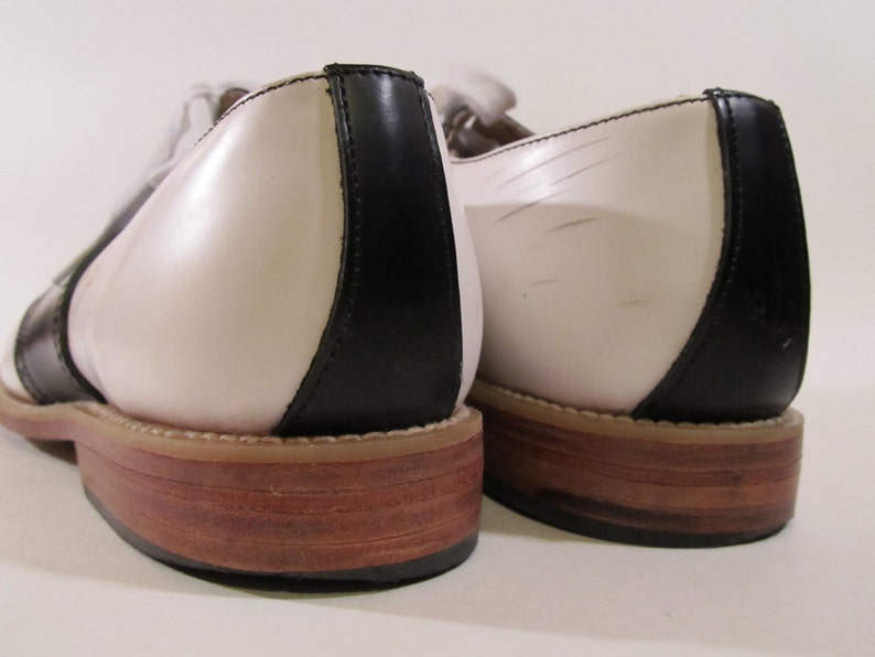 Vintage Original Muffy's Black and White Saddle Shoes Size Etsy