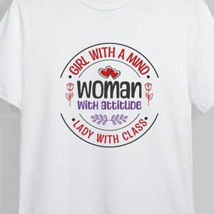 Woman svg, empowerment png, feminist art jpg, woman eps, cricut files pdf, sublimation design d